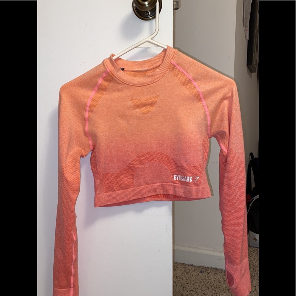 Gymshark ombré crop top